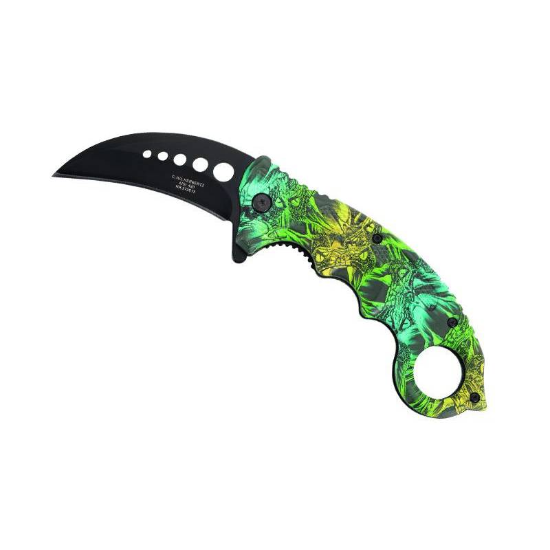 Herbertz COUTEAU HERBERTZ KARAMBIT SERPENTS 13 CM INOX