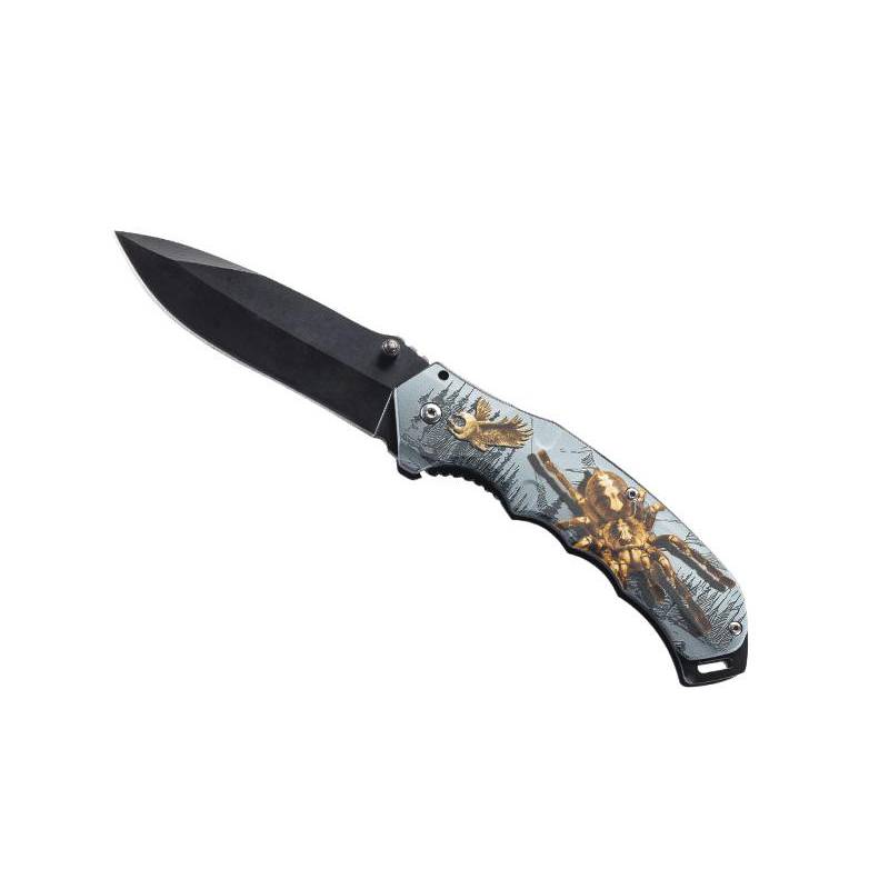 Herbertz COUTEAU HERBERTZ TOUT INOX 12CM DECOR ARAIGNEE