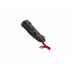 Herbertz COUTEAU HERBERTZ ABS NOIR/ALU ROUGE 12CM INOX + CORDON - Image 2