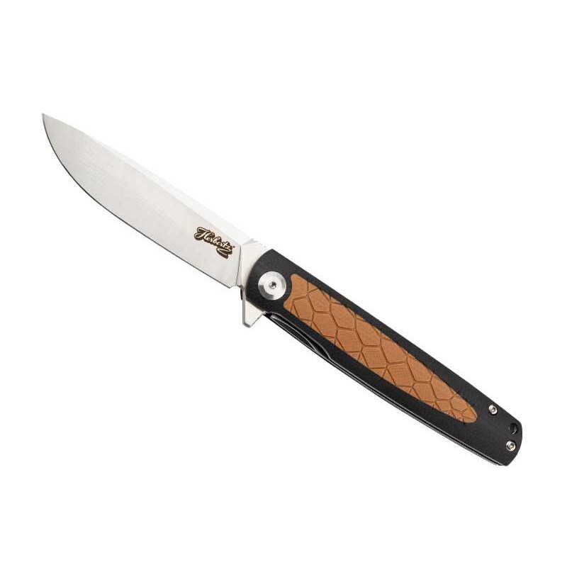 Herbertz COUTEAU HERBERTZ SELEKTION G10 NOIR/MARRON 11,5CM D2