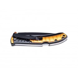 Herbertz COUTEAU HERBERTZ ALU NOIR/ORANGE 11,5CM INOX NOIR - Image 2