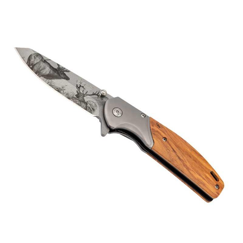 Herbertz COUTEAU HERBERTZ OLIVIER 11,5CM INOX DECOR CERFS