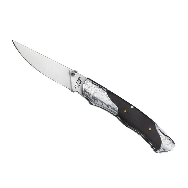  COUTEAU HERBERTZ BOIS MITRES GRAVEES 12CM INOX